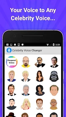 Celebrity Voice Changer Lite screenshots