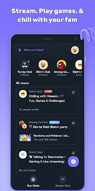 Turnip - Talk, chat and stream screenshots