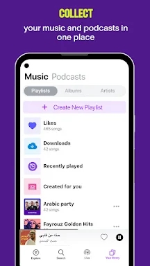 Anghami: Play music & Podcasts screenshots