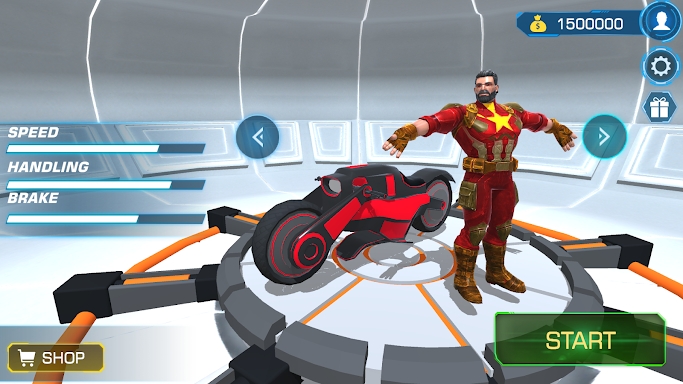 Super Hero Bike Stunt Racing screenshots