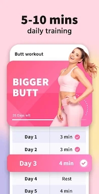 Buttocks Workout - Fitness App screenshots
