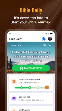 Bible Daily, KJV Bible + Audio screenshots