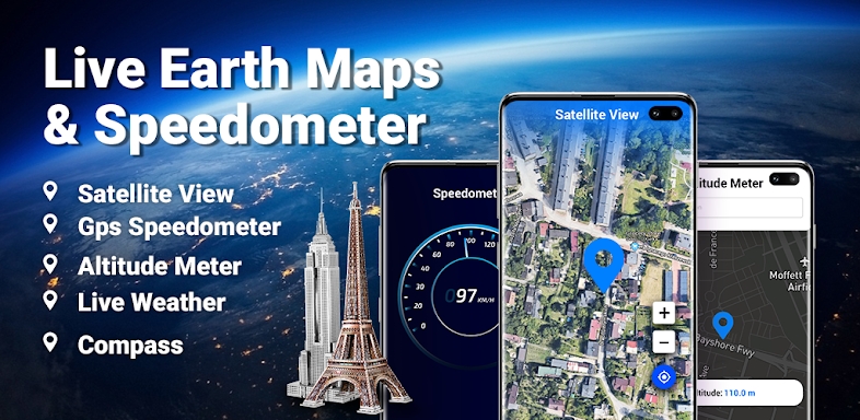 Live Earth Map Satellite View screenshots