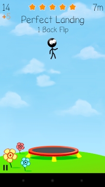 Trampoline Man (Stickman Game) screenshots