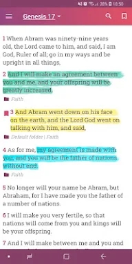 Easy to read understand Bible screenshots
