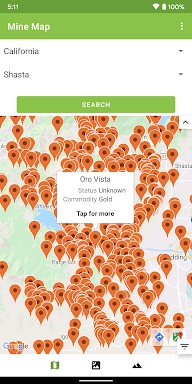 Mine Locator Map screenshots