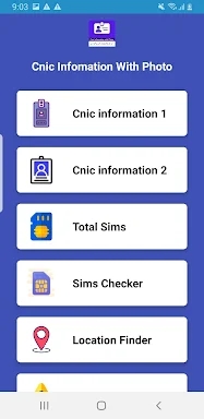 Cnic Information Details photo screenshots