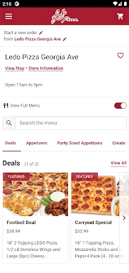 Ledo Pizza screenshots
