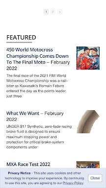 Motocross Action Magazine screenshots