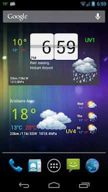 Au Weather screenshots