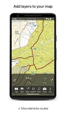 Topo GPS screenshots