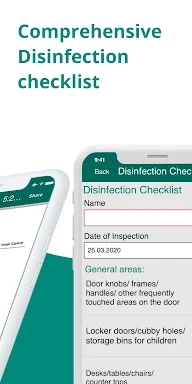 Cleaning Inspection Checklist screenshots