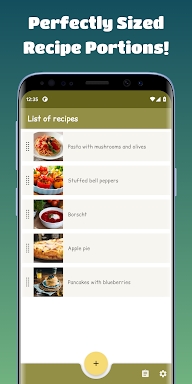 Recipe calculator - CookBook screenshots