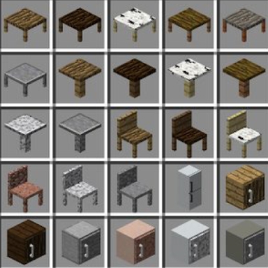 Furniture mod for Minecraft PE screenshots