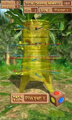 Dropping Monkeys 3D Board Game screenshots