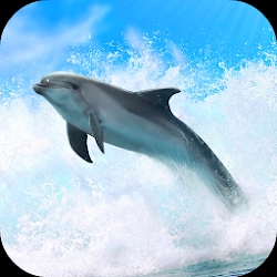 Dolphins 3D. Live Wallpaper.