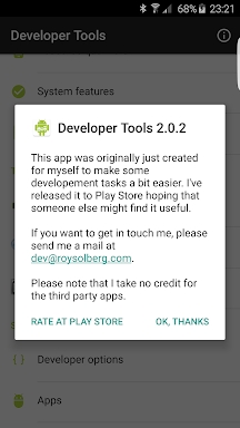 Developer Tools screenshots