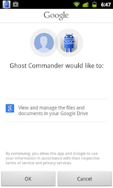 GhostCommander Drive plugin screenshots