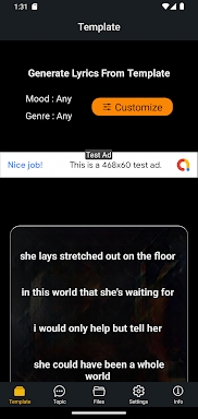 Quick Lyrics AI screenshots