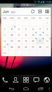GO Calendar Widget screenshots
