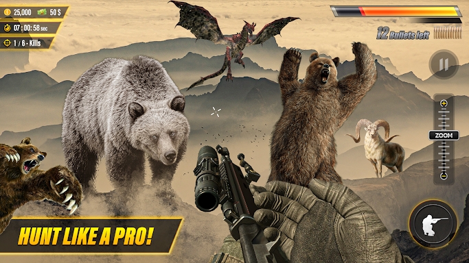 Wild Bear Hunting FPS Game screenshots