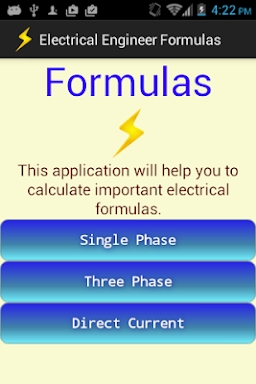 Electrical Engineer Formulas screenshots
