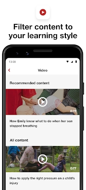 First aid by British Red Cross screenshots