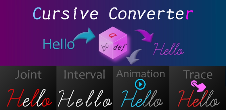 Cursive Converter screenshots