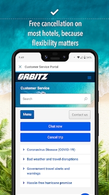Orbitz Hotels & Flights screenshots