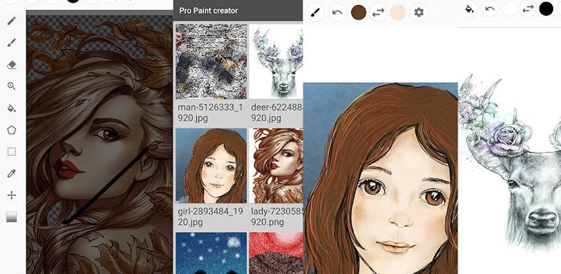 Procreate paint dibujar screenshots