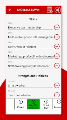 Resume Builder screenshots