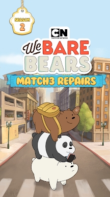 We Bare Bears Match3 Repairs screenshots