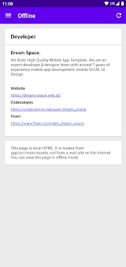 WebView Android App screenshots