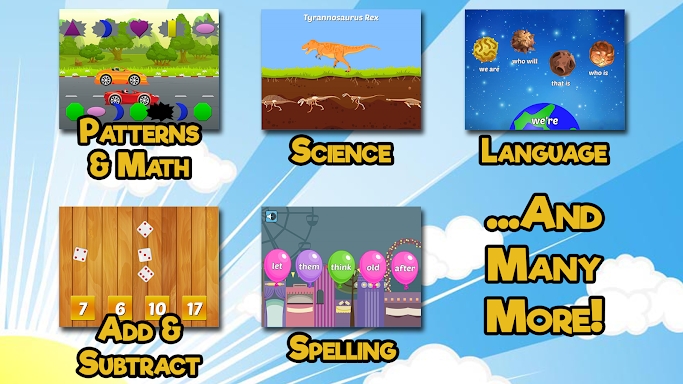 First Grade Learning Games screenshots