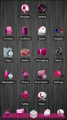 Pink ADW Theme screenshots