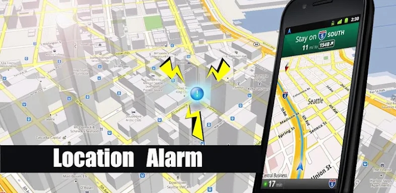 Location Alarm screenshots