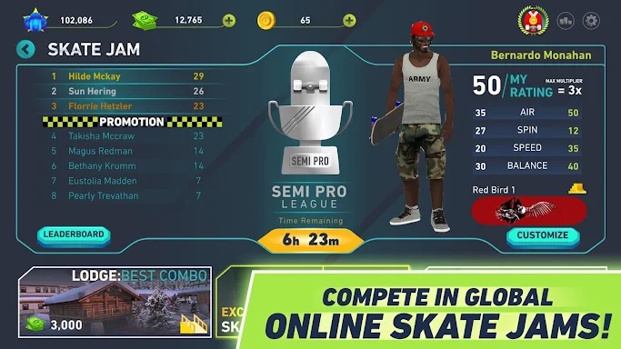 Skate Jam - Pro Skateboarding screenshots