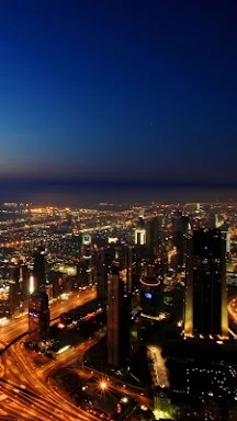Dubai Night Live Wallpaper screenshots