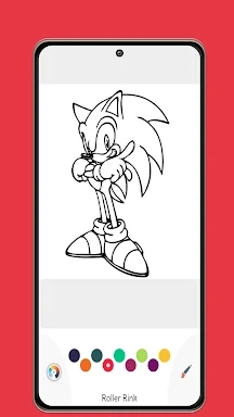 Soni Hedgehog Coloring screenshots