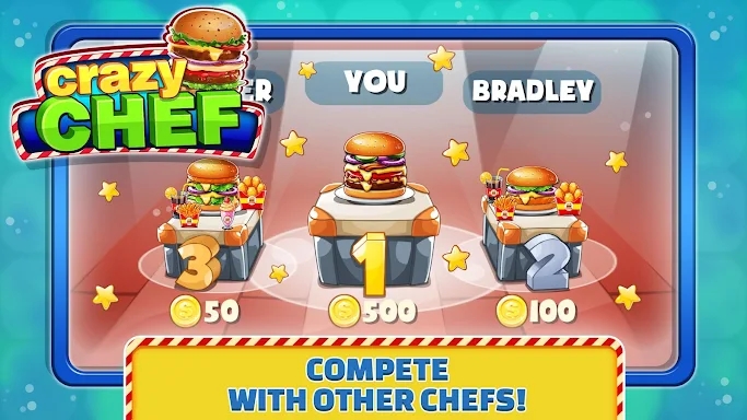 Crazy Chef: Top Burger Game screenshots
