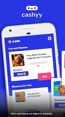 Cashyy - Play and win money screenshots