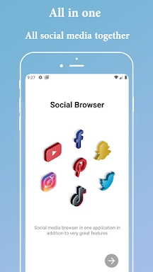 All social media browser in one app screenshots