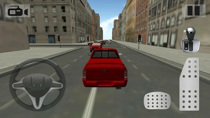 Driving Sports Van in Traffic  screenshots