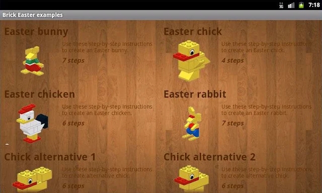 Brick Easter examples screenshots