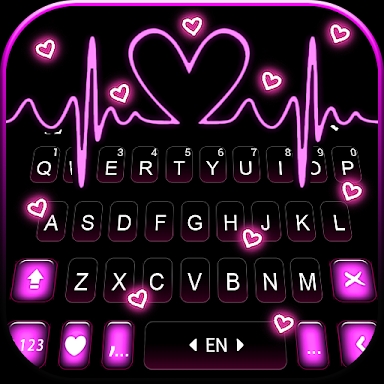 Pink RGB Heart Theme screenshots