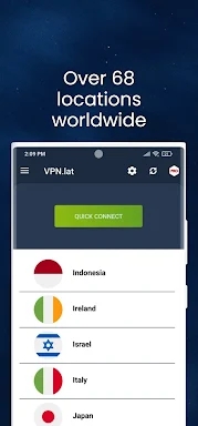 VPN.lat: Fast and secure proxy screenshots
