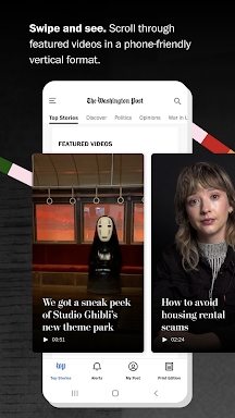 Washington Post screenshots