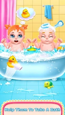 Twin Baby Care Game screenshots