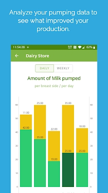 Dairy Store Milk pump tracker screenshots