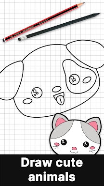 How to draw cute animals screenshots